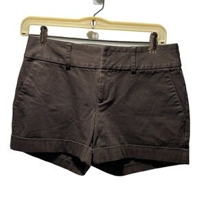 {INC} Brown Cuffed Shorts